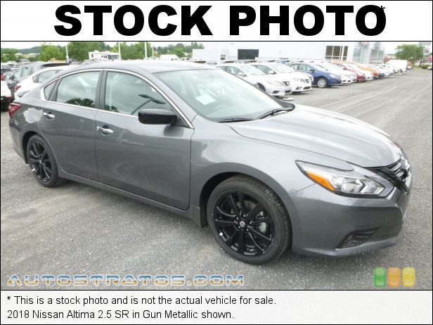 Stock photo for this 2018 Nissan Altima 2.5 SR 2.5 Liter DOHC 16-Valve CVTCS 4 Cylinder Xtronic CVT Automatic