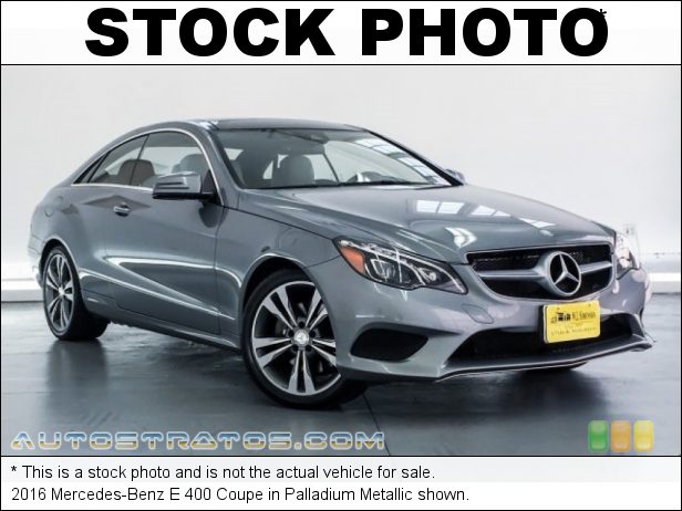 Stock photo for this 2016 Mercedes-Benz E 400 Coupe 3.0 Liter DI biturbo DOHC 24-Valve VVT V6 7 Speed Automatic