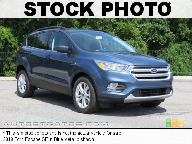 Stock photo for this 2018 Ford Escape SE 1.5 Liter Turbocharged DOHC 16-Valve EcoBoost 4 Cylinder 6 Speed Automatic