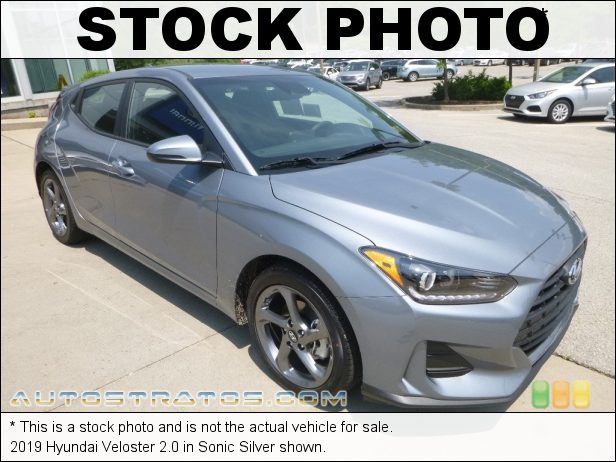 Stock photo for this 2019 Hyundai Veloster 2.0 2.0 Liter DOHC 16-Valve D-CVVT 4 Cylinder 6 Speed Automatic