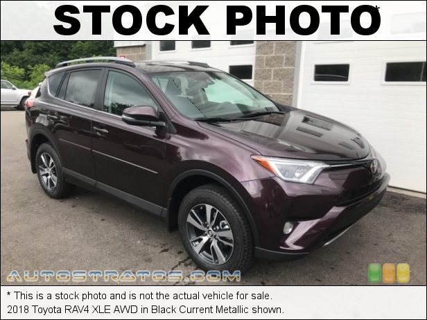 Stock photo for this 2018 Toyota RAV4 AWD 2.5 Liter DOHC 16-Valve Dual VVT-i 4 Cylinder 6 Speed ECT-i Automatic