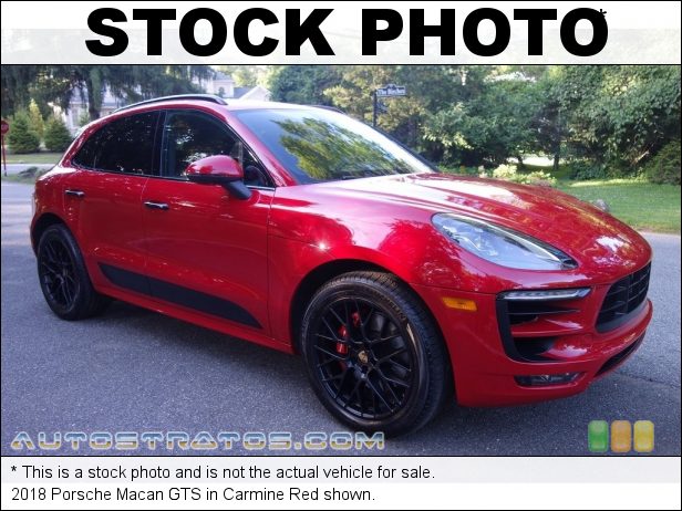 Stock photo for this 2018 Porsche Macan GTS 3.0 Liter DFI Twin-Turbocharged DOHC 24-Valve VarioCam Plus V6 7 Speed PDK Automatic