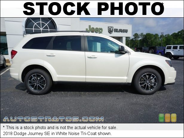 Stock photo for this 2018 Dodge Journey SE 2.4 Liter DOHC 16-Valve Dual VVT 4 Cylinder 4 Speed Automatic