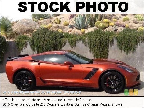 Stock photo for this 2015 Chevrolet Corvette Z06 Coupe 6.2 Liter Supercharged DI OHV 16-Valve VVT LT4 V8 8 Speed Paddle Shift Automatic