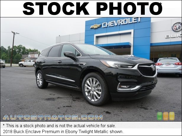 Stock photo for this 2018 Buick Enclave Premium 3.6 Liter DOHC 24-Valve VVT V6 9 Speed Automatic