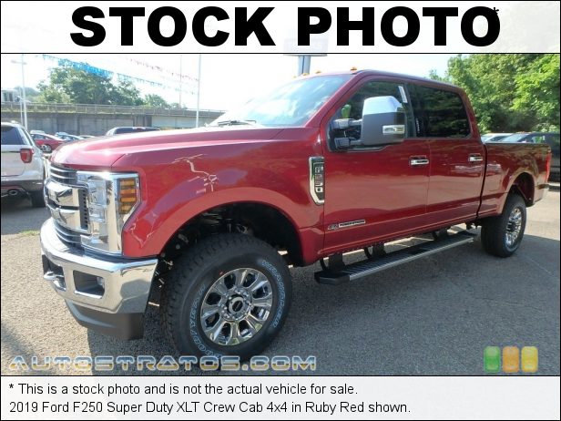 Stock photo for this 2019 Ford F250 Super Duty Crew Cab 4x4 6.7 Liter Power Stroke OHV 32-Valve Turbo-Diesel V8 6 Speed Automatic