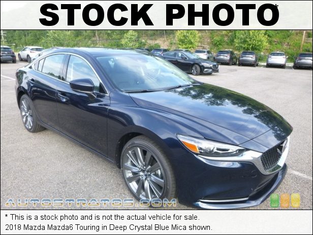 Stock photo for this 2018 Mazda Mazda6 Touring 2.5 Liter DI DOHC 16-Valve VVT SKYACTIVE-G 4 Cylinder 6 Speed Automatic