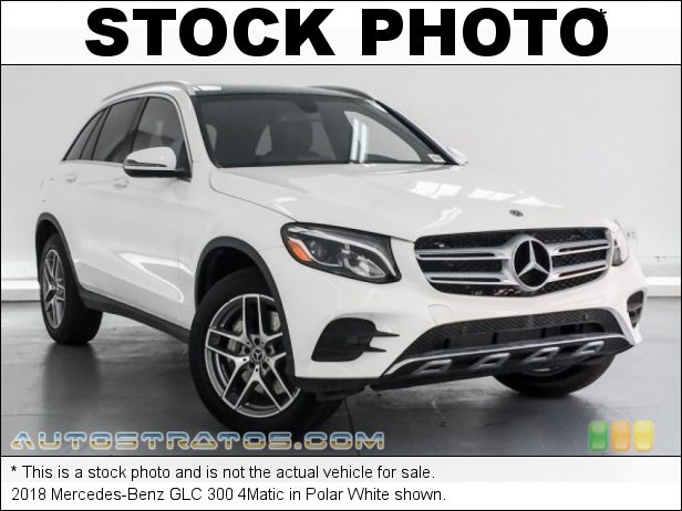 Stock photo for this 2018 Mercedes-Benz GLC 300 4Matic 2.0 Liter Turbocharged DOHC 16-Valve VVT 4 Cylinder 9 Speed Automatic
