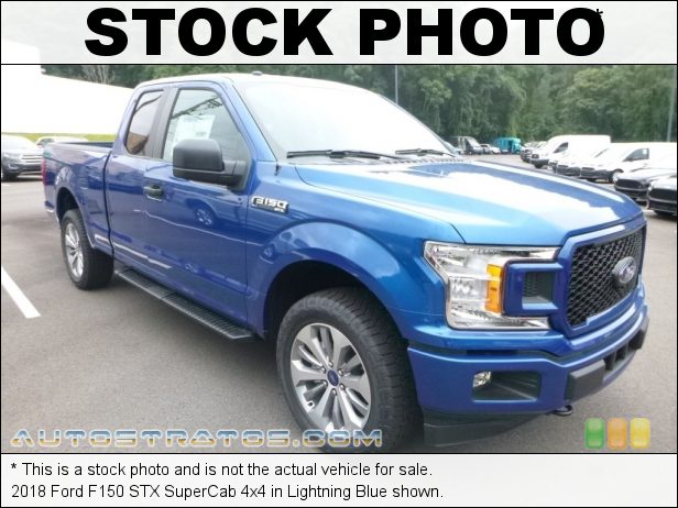 Stock photo for this 2018 Ford F150 XL SuperCab 4x4 2.7 Liter DI Twin-Turbocharged DOHC 24-Valve EcoBoost V6 10 Speed Automatic