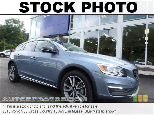 Stock photo for this 2018 Volvo V60 Cross Country T5 AWD 2.0 Liter Turbocharged DOHC 16-Valve VVT 4 Cylinder 8 Speed Geartronic Automatic