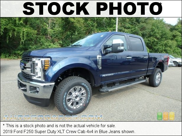 Stock photo for this 2019 Ford F250 Super Duty XLT Crew Cab 4x4 6.7 Liter Power Stroke OHV 32-Valve Turbo-Diesel V8 6 Speed Automatic
