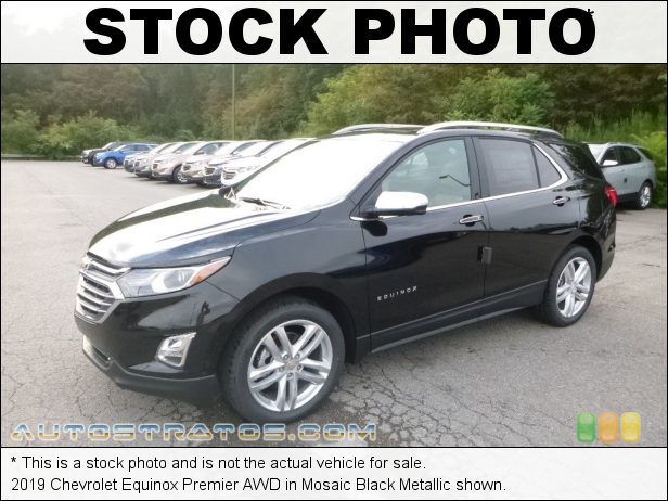 Stock photo for this 2019 Chevrolet Equinox Premier AWD 2.0 Liter Turbocharged DOHC 16-Valve VVT 4 Cylinder 9 Speed Automatic