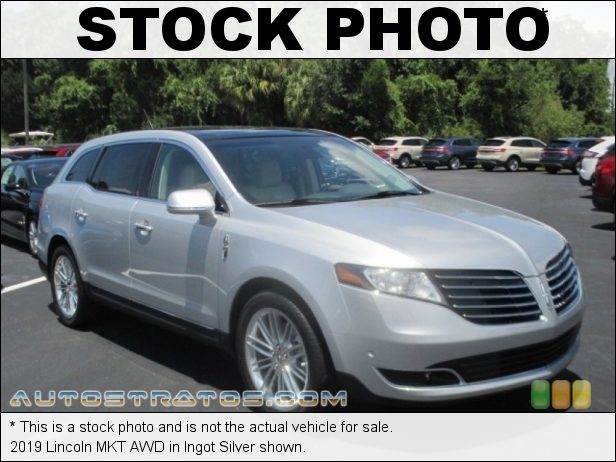Stock photo for this 2019 Lincoln MKT AWD 3.5 Liter GTDI Twin-Turbocharged DOHC 24-Valve VVT V6 6 Speed Automatic
