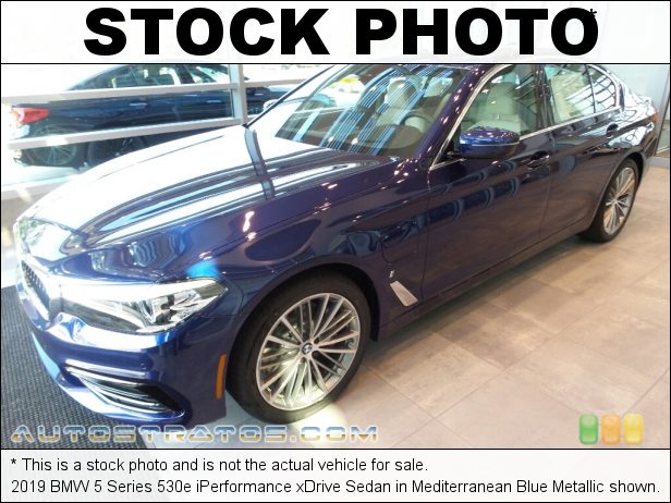 Stock photo for this 2019 BMW 5 Series 530e iPerformance xDrive Sedan 2.0 Liter e DI TwinPower Turbocharged DOHC 16-Valve VVT 4 Cylind 8 Speed Sport Automatic