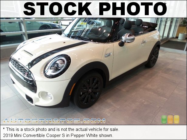 Stock photo for this 2019 Mini Convertible Cooper S 2.0 Liter TwinPower Turbocharged DOHC 16-Valve VVT 4 Cylinder 6 Speed Automatic