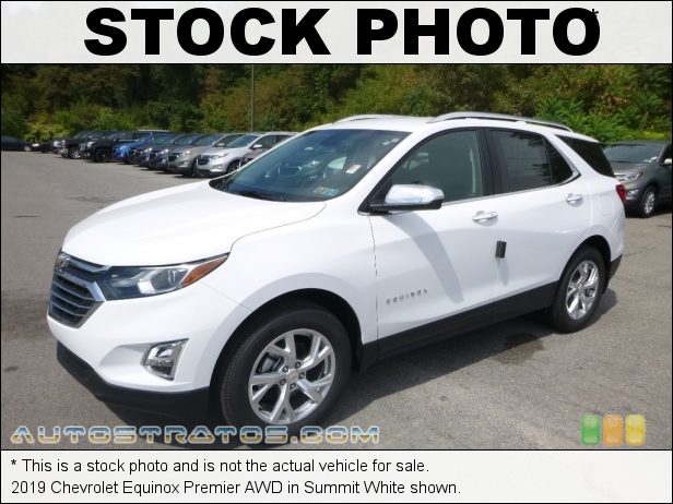 Stock photo for this 2019 Chevrolet Equinox Premier AWD 1.5 Liter Turbocharged DOHC 16-Valve VVT 4 Cylinder 6 Speed Automatic