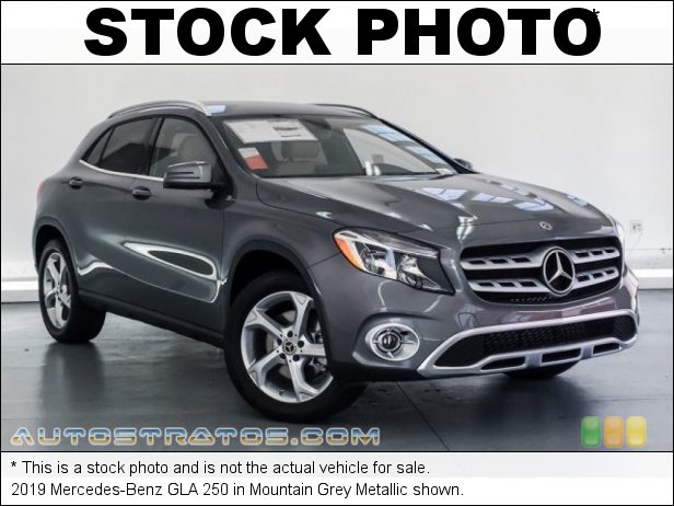 Stock photo for this 2019 Mercedes-Benz GLA 250 2.0 Liter Turbocharged DOHC 16-Valve VVT 4 Cylinder 7 Speed DCT Dual-Clutch Automatic
