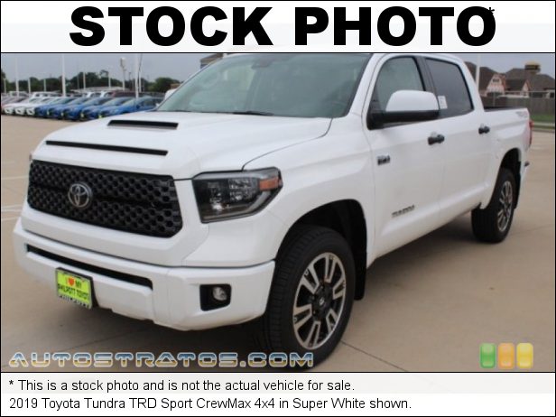 Stock photo for this 2019 Toyota Tundra CrewMax 4x4 5.7 Liter i-FORCE DOHC 32-Valve VVT-i V8 6 Speed ECT-i Automatic