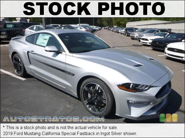 Stock photo for this 2019 Ford Mustang Fastback 5.0 Liter DOHC 32-Valve Ti-VCT V8 6 Speed Manual