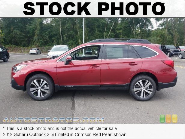 Stock photo for this 2019 Subaru Outback 2.5i Limited 2.5 Liter DOHC 16-Valve VVT Flat 4 Cylinder Lineartronic CVT Automatic