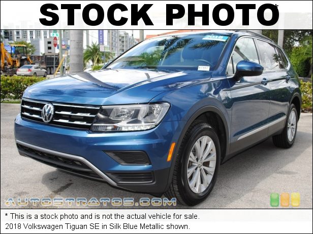 Stock photo for this 2018 Volkswagen Tiguan  2.0 Liter TSI Turbocharged DOHC 16-Valve VVT 4 Cylinder 8 Speed Automatic