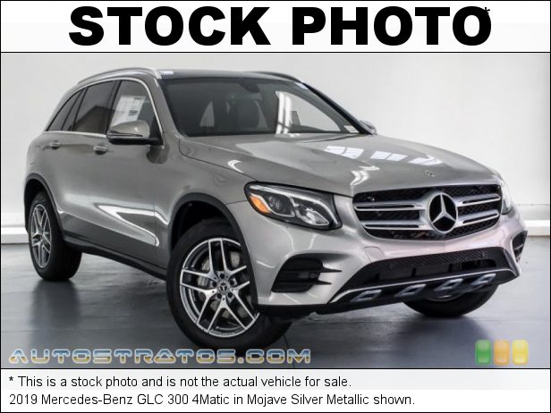 Stock photo for this 2019 Mercedes-Benz GLC 300 4Matic 2.0 Liter Turbocharged DOHC 16-Valve VVT 4 Cylinder 9 Speed Automatic