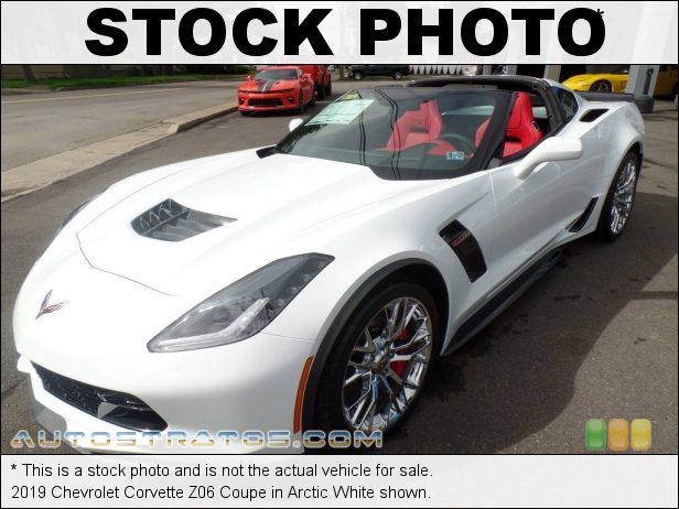 Stock photo for this 2019 Chevrolet Corvette Z06 Coupe 6.2 Liter Supercharged DI OHV 16-Valve VVT LT4 V8 8 Speed Automatic Stock photo for this 2019 Chevrolet Corvette Z06 Coupe 6.2 Liter Supercharged DI OHV 16-Valve VVT LT4 V8 8 Speed Automatic