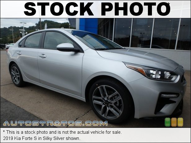 Stock photo for this 2019 Kia Forte S 2.0 Liter GDI DOHC 16-Valve CVVT 4 Cylinder 6 Speed Automatic