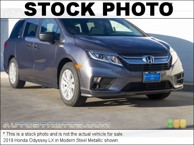 Stock photo for this 2019 Honda Odyssey LX 3.5 Liter SOHC 24-Valve i-VTEC V6 9 Speed Automatic