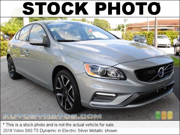 Stock photo for this 2018 Volvo S60 T5 Dynamic 2.0 Liter Turbocharged DOHC 16-Valve VVT 4 Cylinder 8 Speed Automatic
