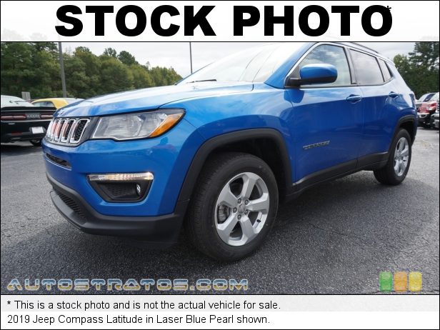 Stock photo for this 2019 Jeep Compass Latitude 2.4 Liter DOHC 16-Valve VVT 4 Cylinder 6 Speed Automatic