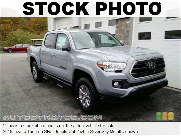 Stock photo for this 2019 Toyota Tacoma Double Cab 4x4 3.5 Liter DOHC 24-Valve VVT-i V6 6 Speed Automatic