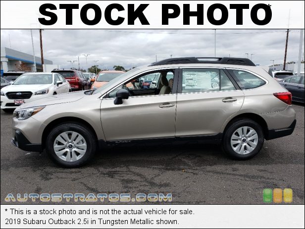 Stock photo for this 2019 Subaru Outback 2.5i 2.5 Liter DOHC 16-Valve VVT Flat 4 Cylinder Lineartronic CVT Automatic