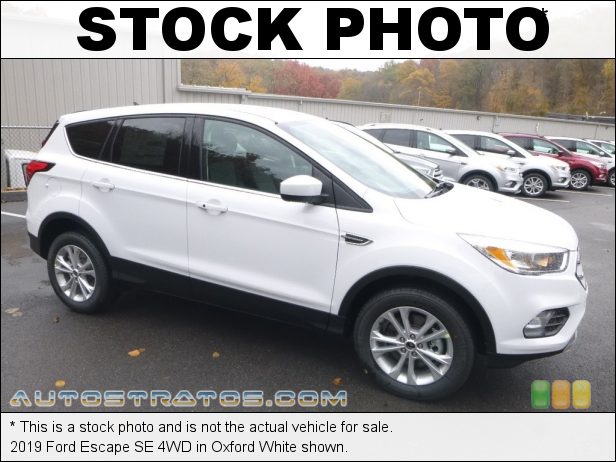 Stock photo for this 2019 Ford Escape SE 4WD 1.5 Liter Turbocharged DOHC 16-Valve EcoBoost 4 Cylinder 6 Speed Automatic