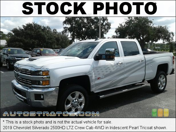 Stock photo for this 2019 Chevrolet Silverado 2500HD Crew Cab 4WD 6.6 Liter OHV 32-Valve Duramax Turbo-Diesel V8 6 Speed Automatic