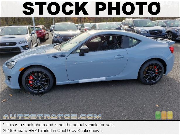 Stock photo for this 2019 Subaru BRZ Limited 2.0 Liter DI DOHC 16-Valve DAVCS Horizontally Opposed 4 Cylinder 6 Speed Manual