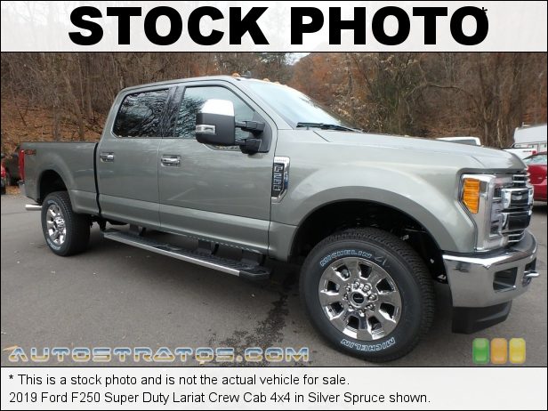 Stock photo for this 2019 Ford F250 Super Duty Crew Cab 4x4 6.2 Liter SOHC 16-Valve Flex-Fuel V8 6 Speed Automatic