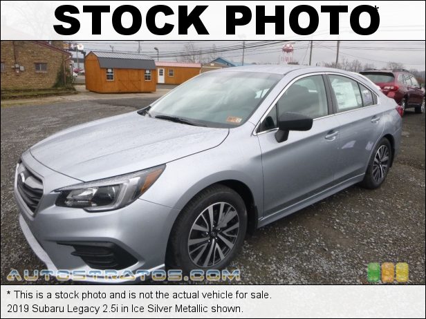 Stock photo for this 2019 Subaru Legacy 2.5i 2.5 Liter DI DOHC 16-Valve VVT Flat 4 Cylinder Lineartronic CVT Automatic