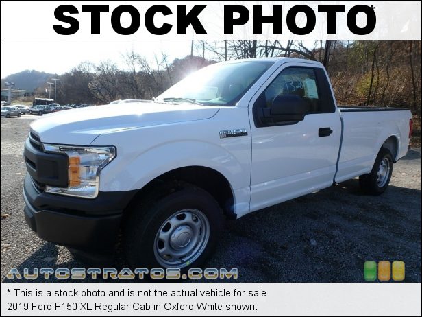 Stock photo for this 2019 Ford F150 XL Regular Cab 3.3 Liter DOHC 24-Valve Ti-VCT V6 6 Speed Automatic