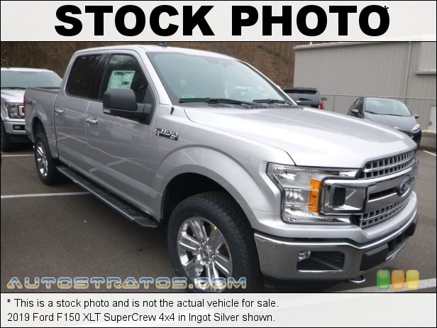 Stock photo for this 2019 Ford F150 SuperCrew 4x4 3.5 Liter PFDI Twin-Turbocharged DOHC 24-Valve EcoBoost V6 10 Speed Automatic