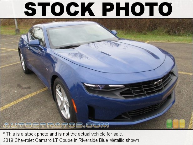 Stock photo for this 2019 Chevrolet Camaro LT Coupe 3.6 Liter DI DOHC 24-Valve VVT V6 8 Speed Automatic