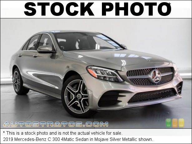 Stock photo for this 2019 Mercedes-Benz C 300 4Matic Sedan 2.0 Liter Turbocharged DOHC 16-Valve VVT 4 Cylinder 9 Speed Automatic