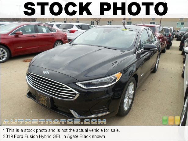 Stock photo for this 2019 Ford Fusion Hybrid SEL 2.0 Liter Atkinson-Cycle DOHC 16-Valve i-VCT 4 Cylinder Gasoline eCVT Automatic