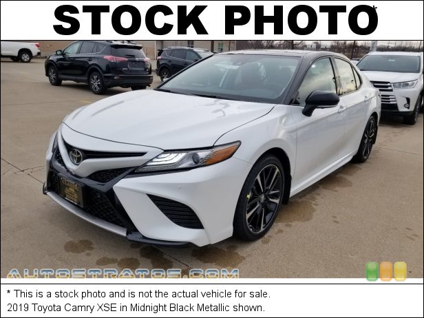 Stock photo for this 2019 Toyota Camry  3.5 Liter DOHC 24-Valve Dual VVT-i V6 8 Speed Automatic