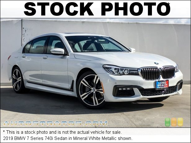 Stock photo for this 2020 BMW 7 Series 750i xDrive Sedan 4.4 Liter DI TwinPower Turbocharged DOHC 32-Valve VVT V8 8 Speed Automatic