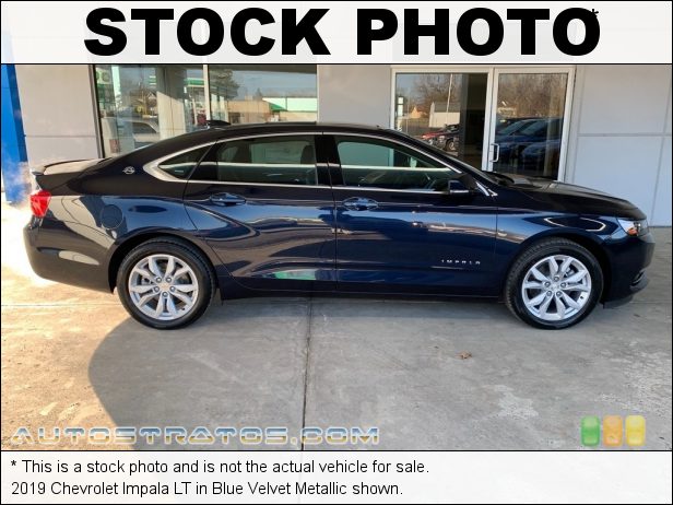 Stock photo for this 2019 Chevrolet Impala LT 3.6 Liter DOHC 24-Valve VVT V6 6 Speed Automatic