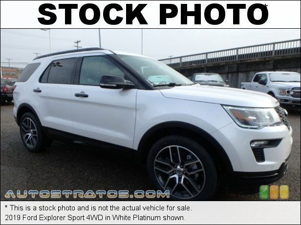 Stock photo for this 2019 Ford Explorer Sport 4WD 3.5 Liter DI Twin Turbocharged DOHC 24-Valve EcoBoost V6 6 Speed Automatic