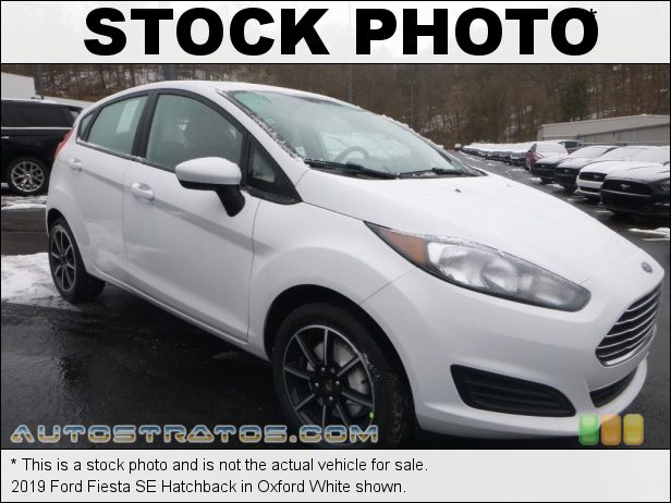 Stock photo for this 2019 Ford Fiesta SE Hatchback 1.6 Liter DOHC 16-Valve i-VCT 4 Cylinder 6 Speed Automatic