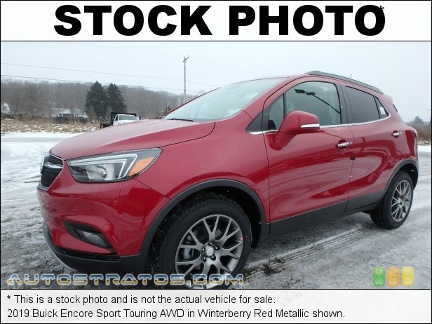 Stock photo for this 2019 Buick Encore Sport Touring AWD 1.4 Liter Turbocharged DOHC 16-Valve VVT 4 Cylinder 6 Speed Automatic