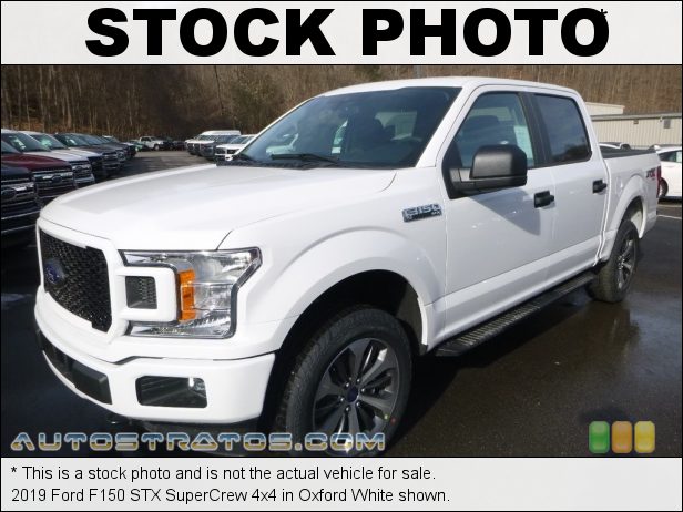 Stock photo for this 2019 Ford F150 SuperCrew 4x4 3.5 Liter PFDI Twin-Turbocharged DOHC 24-Valve EcoBoost V6 10 Speed Automatic